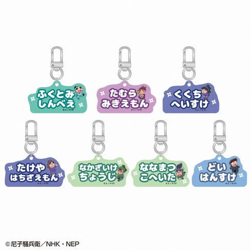 『忍たま乱太郎』アルミキーホルダーコレクション(ねーむシリーズ参の段)